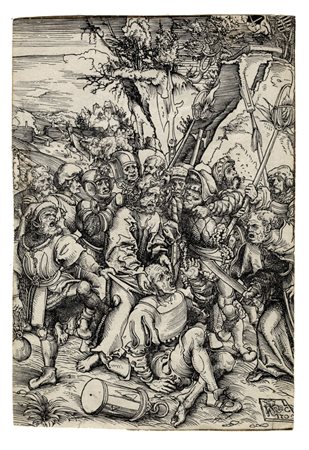 Lucas  Cranach (il Vecchio), La cattura di Cristo. 1509.