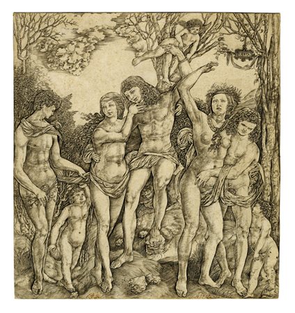 Cristofano  di Michele Martini (il Robetta), Allegoria del potere dell'Amore. 1496 ca. [edizione Vallardi 1790-1806].