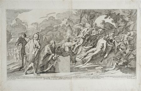 Giovanni Cesare  Testa, La profezia di Basilide. 1650 ca.