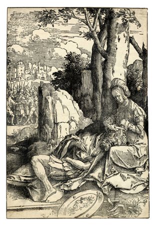 Lucas  Van Leyden, Sansone e Dalila. 1514 ca.