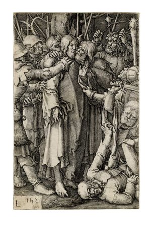 Lucas  Van Leyden, La cattura di Cristo. 1521.