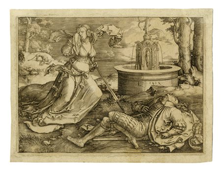 Lucas  Van Leyden, Piramo e Tisbe. 1514.