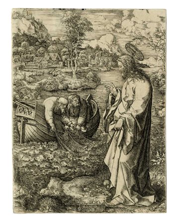 Dirck  Vellert, La chiamata di Pietro e Andrea. 1523.