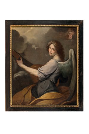 Scuola lombarda della prima metà del XVII secolo, Angelo musicante. 1620 ca.
