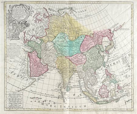 Tobias Conrad Lotter, Asia Concinnata Secundum Obervationes Academiae Regalis Scientiarum et nonnullas alias, et juxta annotationes recentissimas Per G. de L'Isle… Augustae Vindelicorum: apud T.C. Lotter, post 1758.
