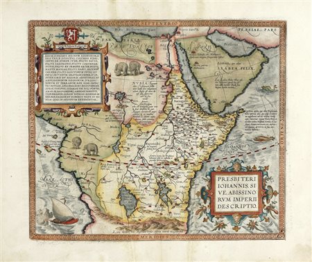 Abraham Ortelius, Presbiteri Johannis, Sive, Abissinorum Imperii Descriptio. Antwerp: 1609-1612.