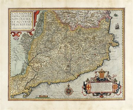 Abraham Ortelius Johannes Baptista Vrients, Cataloniae Principatus Novissima et Accurata Descriptio.  Antwerp: Ioannes Baptista Vrints, 1609-1612.