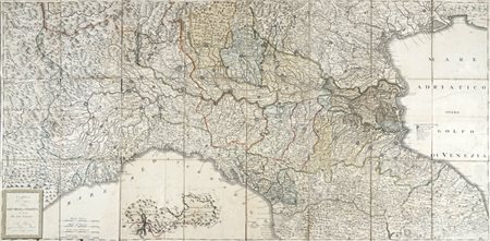 Niccolò Pagni Luigi  Bardi, Carta del Territorio della Repubblica Cisalpina e di parte delli Stati limitrofi. In Firenze presso i Pagni, e Bardi, 1797.