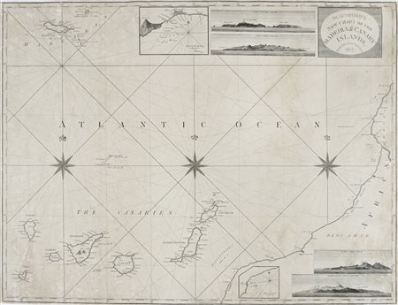 Robert Blachford, Blachford's, New Chart of the Madeira & Canary Islands. London: Rob.t Blachford, 1817.