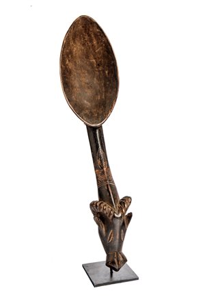 Anonimo del XIX secolo, Cucchiaio animale Akan.