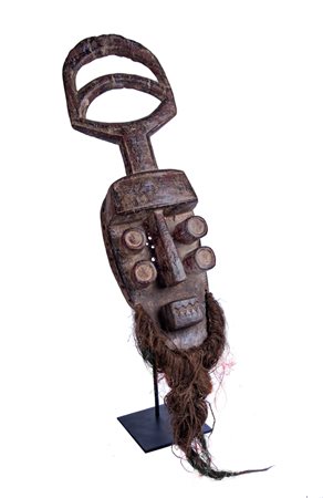 Anonimo del XIX secolo, Maschera Akan barbuta.