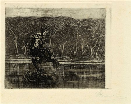 Umberto Boccioni, Fauno. 1908.