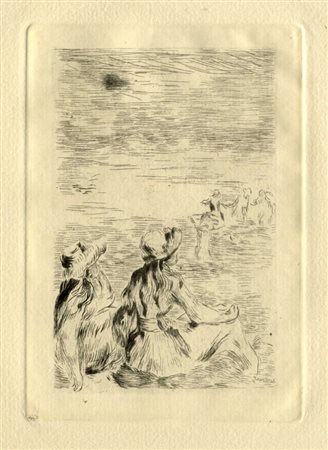 Pierre Auguste Renoir, Sur la plage. 1892.