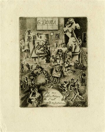 Michel Fingesten, Lotto composto di 3 ex libris.