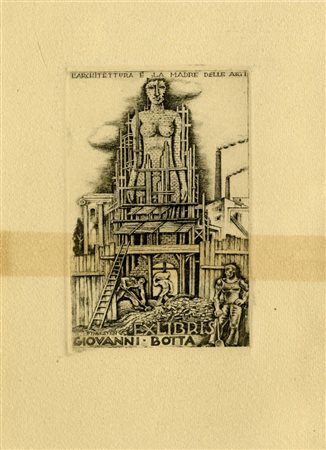 Michel Fingesten, Lotto composto di 3 ex libris.