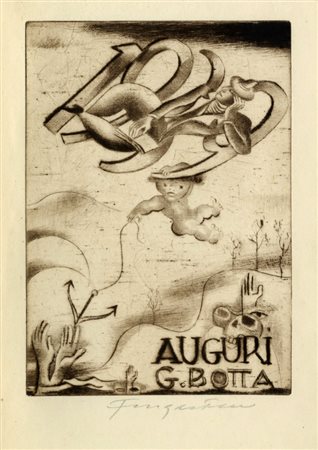 Michel Fingesten, Auguri. G. Botta. 1939.