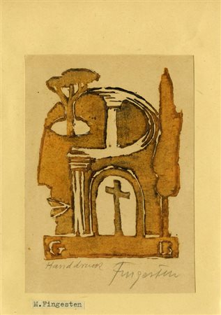 Michel Fingesten, Lotto composto di 3 ex libris. 1942.