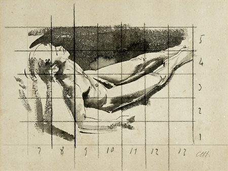 Pietro Annigoni, Lotto composto di 2 acquerelli.