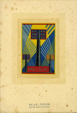 Fortunato Depero, Pali SCAC. Post 1940.