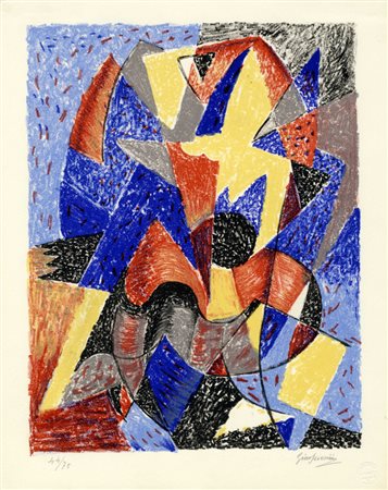 Gino Severini, Omaggio a Boccioni. 1962.