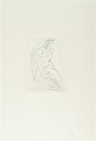 Lucio Fontana, Nudo. 1964.