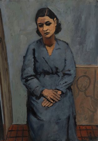 Felice Casorati (Novara 1883-Torino 1963)  - Marilena, 1936