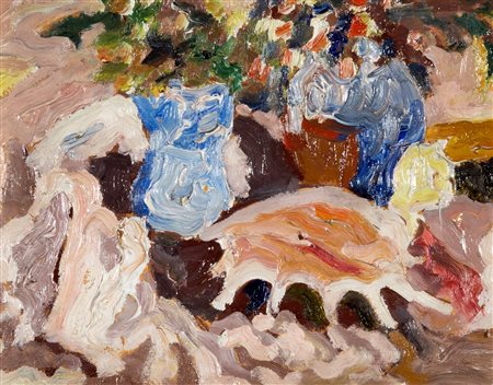 Carlo Levi (Torino 1902-Roma 1975)  - Natura morta con conchiglia, 1934