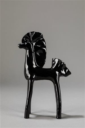 Fausto Melotti (Rovereto 1901-Milano 1986)  - Cavallino nero, 1950 ca.
