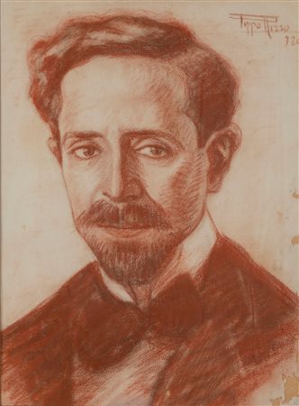 Pippo Rizzo (Corleone 1897-Palermo 1964)  - Volto virile, 1920