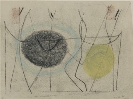 Bice Lazzari (Venezia 1900-Roma 1981)  - La macchia nera, 1952