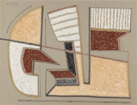 Alberto Magnelli (Firenze 1888-Parigi 1971)  - Composizione, 1960 ca.