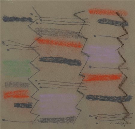 Bice Lazzari (Venezia 1900-Roma 1981)  - Rossi e neri, 1939