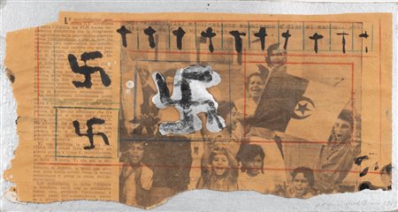 Franco Angeli (Roma 1935-1988)  - Senza titolo, 1963