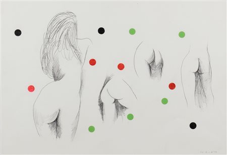 Giulio Turcato (Mantova 1912-Roma 1995)  - Studio per nudo