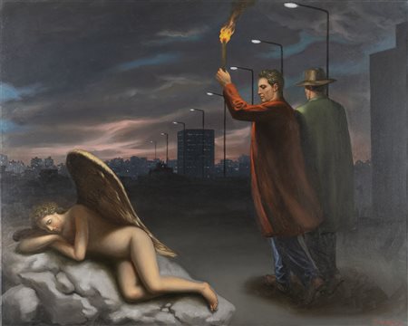 Stefano Di Stasio (Napoli 1948)  - Notte dell'Angelo, 2012