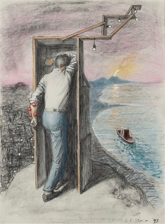 Stefano Di Stasio (Napoli 1948)  - Restare e partire, 1993