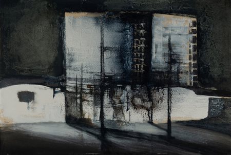 Renzo Vespignani (Roma  1924-2001)  - Periferia