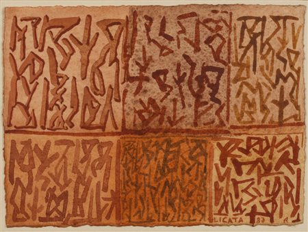 Riccardo Licata (Torino 1929-Venezia 2014)  - Composizione, 1987