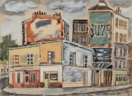 Orfeo Tamburi (Jesi 1906-Parigi 1994)  - Le case pubblicitarie, 1971