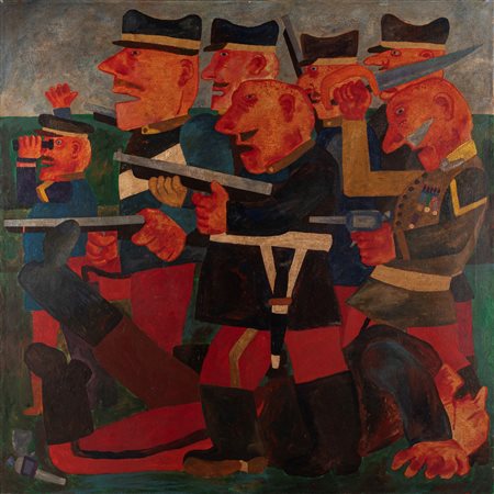 Franz Borghese (Roma 1941-2005)  - Quando vedrete il branco dei loro occhi