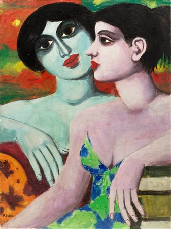 Pompeo Borra (Milano 1898-1973)  - Figure, 1958