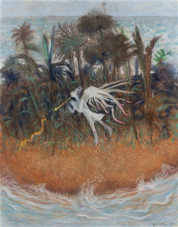 Enrico Benaglia (Roma 1938)  - L'isola sacra, 2012