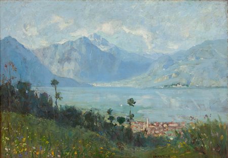 Mario Ornati Pavia 1887 - Milano 1955 Lago Lombardo