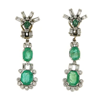 ORECCHINI SMERALDO