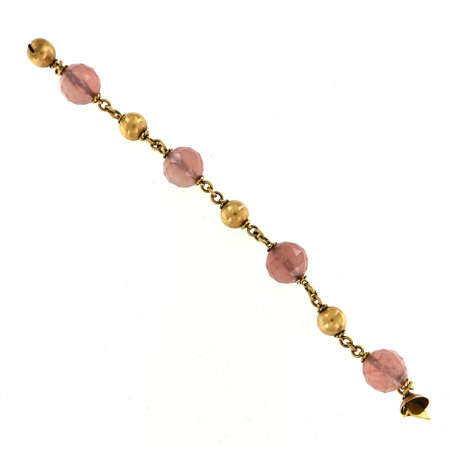 BRACCIALE QUARZO ROSA