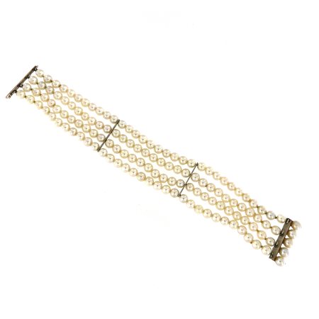 BRACCIALE MULTIFILO PERLE