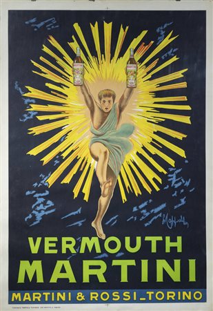 LEONETTO CAPPIELLO<BR>Livorno 1872-1942 Cannes (Francia)<BR>"Vermouth Martini - Martini & Rossi - Torino" 1959