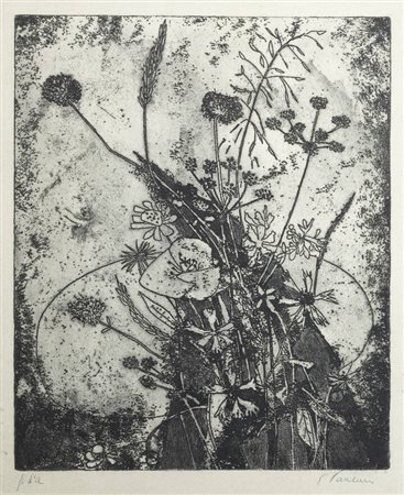 ENRICO PAULUCCI<BR>Genova 1901 - 1999 Torino<BR>"Fiori"