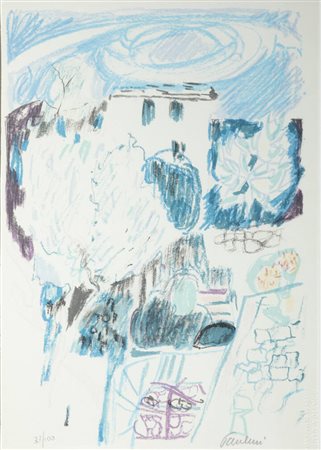 ENRICO PAULUCCI<BR>Genova 1901 - 1999 Torino<BR>"Paesaggio"