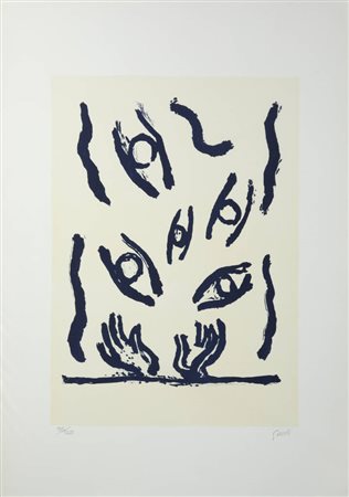 VIRGILIO GUIDI<BR>Roma 1891 - 1984 Venezia<BR>"Occhi"